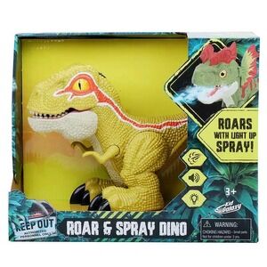Interactive Dinosaur Toy That Breathes Mist Spray Action Figure Robot Dino